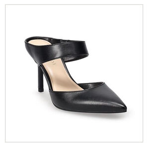 New Nine West Pointed Toe Stiletto Mules Size 8, Slip on